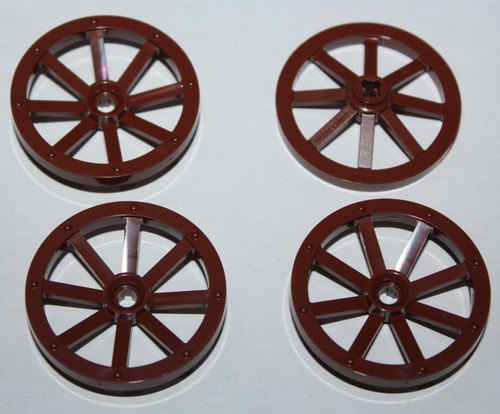 Roues lego redbrown - x, wheel